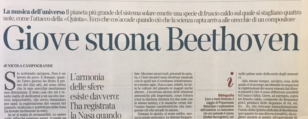 L’ Armonia delle sfere: la Musica come mezzo verso la Catarsi